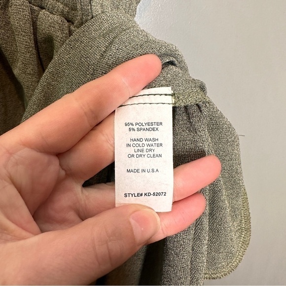 NWT KLD Romper in olive - Picture 6 of 9